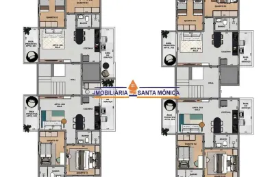 Apartamento com 2 quartos à venda na santa mônica, belo horizonte  por r$ 419.000