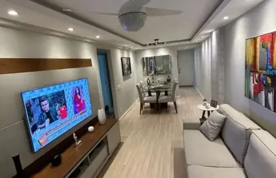 Colina, retiro dos artistas, 3 quartos sendo 2 suítes, 1 vaga. lazer completo.