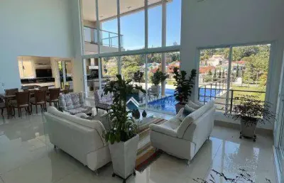 Casa com 4 dormitórios - venda por r$ 4.940.000 ou aluguel por r$ 26.110/mês - condomínio estância marambaia - vinhedo/sp