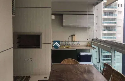 Apartamento com 2 dormitórios à venda, 98 m² por r$ 1.300.000,00 - vila alzira - guarujá/sp