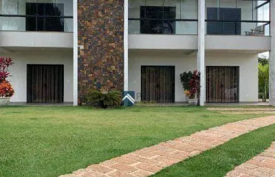Casa com 4 dormitórios à venda, 725 m² por r$ 5.200.000 - condomínio chácaras do lago - vinhedo/sp