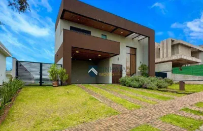 Casa com 5 dormitórios à venda, 440 m² por r$ 4.280.000 - condomínio campo de toscana com uma vista maravilhosa - vinhedo/sp