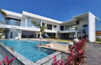 Casa com 4 dormitórios à venda, 750 m² por r$ 10.500.000 - condomínio fazenda serrazul - itupeva/sp