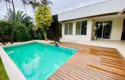 Sobrado alto padrão para locação no estância marambaia – 3 quartos/ suítes e piscina em vinhedo/sp
