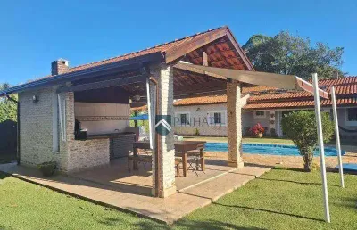 Casa térrea ampla com 3 quartos/1 suíte em recanto dos canjaranas – vinhedo/sp