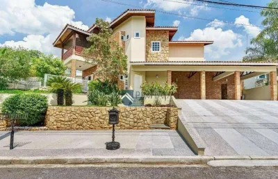 Casa de luxo com 4 dorms e piscina no condomínio marambaia – vinhedo/sp