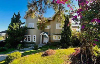 'casa de alto padrão no condomínio marambaia – 4 suítes, gourmet completo e piscina com vista panorâmica'