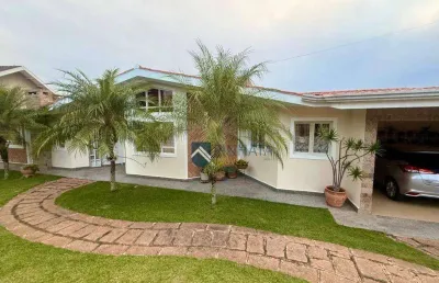 'casa de alto padrão no condomínio marambaia – 5 quartos, gourmet completo e piscina - vinhedo /sp