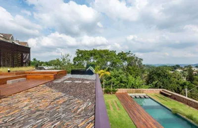 Casa com 4 dormitórios para alugar, 400 m² por r$ 24.589,08/mês - marambaia - vinhedo/sp