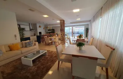 Mobiliado apartamento 123m² 3 suítes 2 vagas em região privilegiada na meia praia