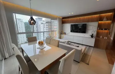 Vista mar finamente mobiliado 115m² 3 suítes 2 vagas na barra norte em balneário camboriú -  sc