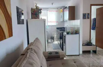 Apartamento 2 quartos com armários planejados na cozinha em santa luzia!