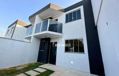 Casa moderna e imponente c/ 3 quartos à venda, 103m² construídos, bairro piratininga – belo horizonte