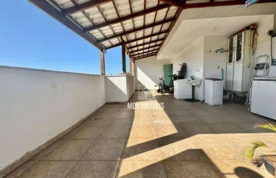 Cobertura com 2 dormitórios à venda, 100 m² por r$ 380.000,00 - mantiqueira - belo horizonte/mg