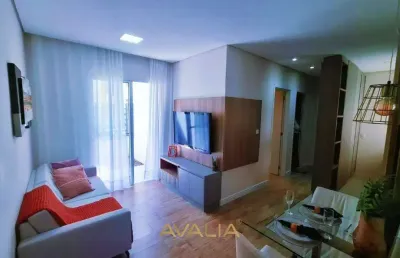 Apartamento mobiliado, térreo com garden, 2 quartos no evo residence em indaiatuba sp