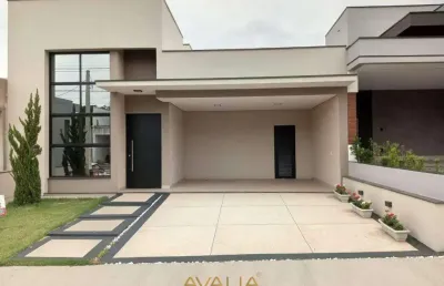 Casa a venda com 3 quartos sendo 1 suíte no condomínio milano - indaiatuba