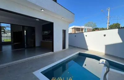 Casa com piscina e 3 suítes a venda no condomínio viena em indaiatuba
