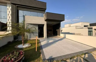 Linda casa condomínio gran reserve 3 suítes completa em planejados