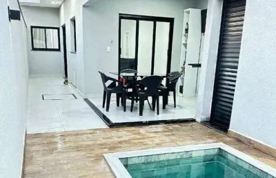 Casa para locação com piscina no condomínio park gran reserve
