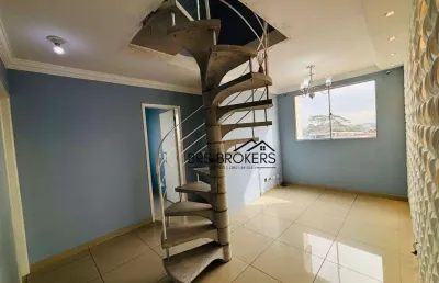 Apartamento duplex com 3 dormitórios à venda, 106 m² por r$ 300.000,00 - cidade parque alvorada - guarulhos/sp