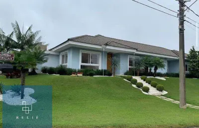 Casa 3 suítes à venda, 400m² - condomínio lago azul, araçoiaba da serra/sp