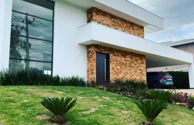 Casa térrea com 366m² à venda no condomínio lago azul, araçoiaba da serra