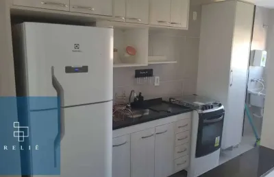 Flat com 56m² para locação - edifício red, sorocaba/sp