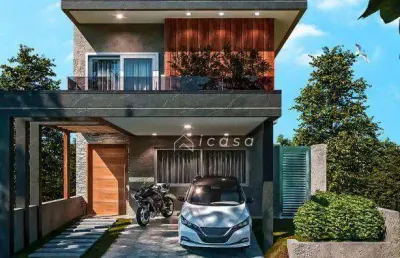 Sobrado com 3 dormitórios à venda, 155 m² por r$ 745.000,00 - condomínio recanto tropical - taubaté/sp