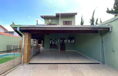 Sobrado com 3 dormitórios à venda, 210 m² por r$ 695.000,00 - village das flores - caçapava/sp