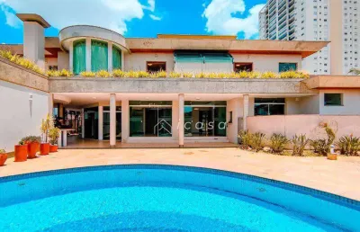 Sobrado com 4 dormitórios, 600 m² - venda por r$ 9.000.000,00 ou aluguel por r$ 26.800,00/mês - jardim aquarius - são josé dos campos/sp