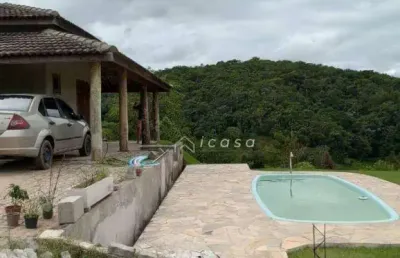 Chácara com 2 dormitórios à venda, 1750 m² por r$ 790.000,00 - luiz carlos - guararema/sp