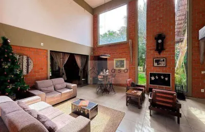 Chácara com 4 dormitórios à venda, 460 m² por r$ 2.200.000,00 - chácaras cataguá - taubaté/sp