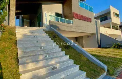 Sobrado com 3 dormitórios à venda, 450 m² por r$ 3.000.000,00 - condomínio residencial jaguary - são josé dos campos/sp