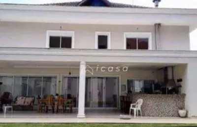 Casa com 4 dormitórios, 470 m² - venda por r$ 2.500.000,00 ou aluguel por r$ 17.423,20/mês - condomínio terras de santa clara - jacareí/sp