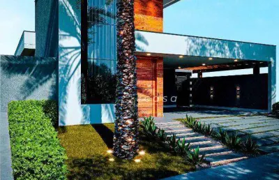 Sobrado com 3 dormitórios à venda, 26219 m² por r$ 1.250.000,00 - condomínio cataguá way sul - taubaté/sp