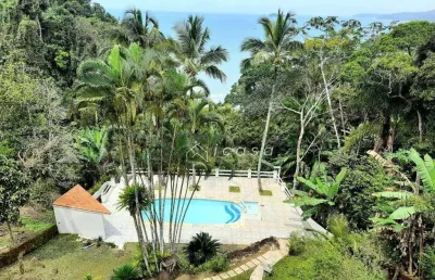 Casa com 5 dormitórios, 450 m² - venda por r$ 4.500.000,00 ou aluguel por r$ 37.908,00/mês - toninhas - ubatuba/sp