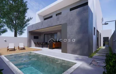 Sobrado com 3 dormitórios à venda, 250 m² por r$ 1.400.000,00 - condomínio terras do vale - caçapava/sp