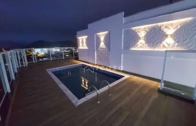 Cobertura com 3 dormitórios à venda, 233 m² por r$ 2.120.000,00 - centro - ubatuba/sp