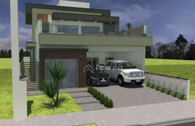 Sobrado com 3 dormitórios à venda, 187 m² por r$ 1.150.000,00 - condominio residencial malibu - caçapava/sp