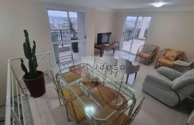 Cobertura com 4 dormitórios à venda, 243 m² por r$ 2.015.000,00 - jardim aquarius - são josé dos campos/sp