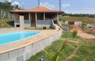 Chácara com 3 dormitórios para alugar, 2500 m² por r$ 3.060,00/mês - jardim das palmeiras - caçapava/sp