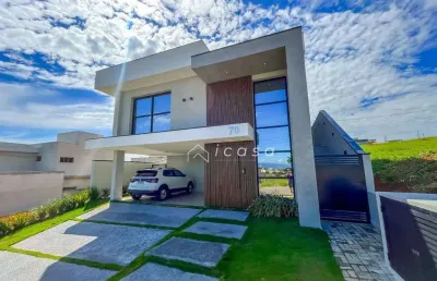 Casa com 3 dormitórios à venda, 210 m² por r$ 1.390.000,00 - condomínio santa mônica - caçapava/sp