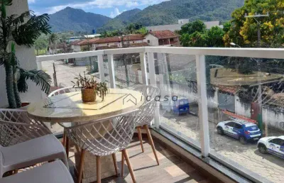 Apartamento com 2 dormitórios à venda, 72 m² por r$ 692.000,00 - centro - ubatuba/sp