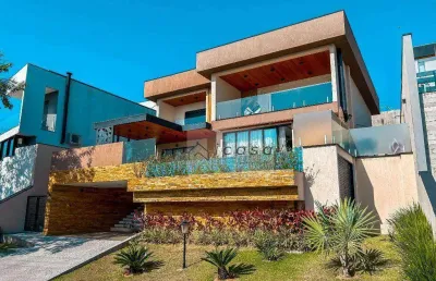 Sobrado com 3 dormitórios à venda, 470 m² por r$ 3.725.000,00 - condomínio residencial jaguary - são josé dos campos/sp