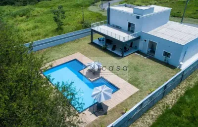 Sobrado com 3 dormitórios à venda, 300 m² por r$ 1.800.000,00 - village da serra - tremembé/sp