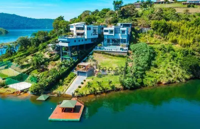 Sobrado com 4 dormitórios à venda, 502 m² por r$ 7.200.000,00 - centro - igaratá/sp
