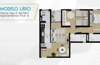 Apartamento com 2 dormitórios à venda, 66 m² por r$ 380.000,00 - jardim são josé - caçapava/sp