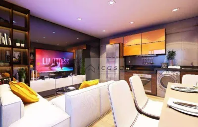 Studio com 1 dormitório à venda, 47 m² por r$ 367.918,73 - indaiá - caraguatatuba/sp
