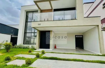 Sobrado com 4 dormitórios à venda, 323 m² por r$ 2.400.000,00 - condomínio green park - taubaté/sp