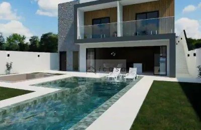 Casa com 4 dormitórios à venda, 398 m² por r$ 3.195.000,00 - altos de são fernando - jandira/sp